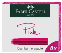 Faber-Castell 185508 wkład do długopisu Różowy 6 szt.