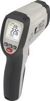 VOLTCRAFT IR 650-16D Remote sensing thermometer Schwarz, Grau Stirn Tasten