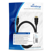MediaRange MRCS195 kabel HDMI 1 m HDMI Typu A (Standard) Czarny