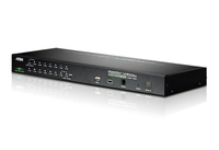 ATEN 16-Port USB - PS/2 VGA KVM Over IP Switch with USB Peripheral port