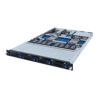 Gigabyte R182-M80 Intel C621A LGA 4189 Rack (1U) Fekete