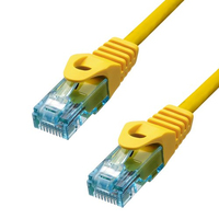 ProXtend 6AUTP-0075Y hálózati kábel Sárga 0,75 M Cat6a U/UTP (UTP)