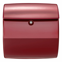 BURG-WÄCHTER PIANO 886 Merlot mailbox Red Wall-mounted mailbox Plastic