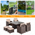 Outsunny 861-028BN outdoor furniture set Brown