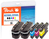 Peach PI500-172 inktcartridge 5 stuk(s) Compatibel Ultrahoog rendement Zwart, Cyaan, Magenta, Geel