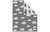Kindsgut Kinderdecke Wolken Bettdecke für Babys Grau 80 x 100 cm Junge/Mädchen