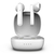 Ryght ALFA Casque Sans fil Ecouteurs Appels/Musique Bluetooth Blanc