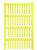 Weidmüller 1918480000 cable marker Yellow Polyamide 6.6 (PA66) 3.2 mm 400 pc(s)