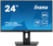 iiyama ProLite XUB2492QSU-B1 monitor komputerowy 60,5 cm (23.8") 2560 x 1440 px Wide Quad HD LED Czarny
