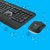 Logitech Advanced MK540 Tastatur Maus enthalten USB QWERTZ Schweiz Schwarz, Weiß