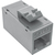 InLine Keystone RJ45 Buchse/Buchse, ungeschirmt, Cat.6A, 8er Pack, grau