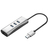 Value 12.99.1116 laptop-dockingstation & portreplikator USB 3.2 Gen 1 (3.1 Gen 1) Type-A Schwarz, Silber