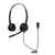 Axtel Elite HDvoice duo NC Zestaw słuchawkowy Przewodowa Opaska na głowę Biuro/centrum telefoniczne Czarny, Srebrny