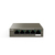 Tenda TEG1105P-4-63W Netzwerk-Switch Unmanaged L2 Gigabit Ethernet (10/100/1000) Power over Ethernet (PoE) Schwarz
