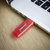 Intenso Rainbow Line USB flash meghajtó 128 GB USB A típus 2.0 Vörös, Átlátszó