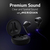 LG TONE Free FN6 Zestaw słuchawkowy True Wireless Stereo (TWS) Douszny Połączenia/muzyka Bluetooth Czarny