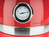 Korona 20667 Retro Wasserkocher | Rot | Retro Temperaturanzeige | 2200 Watt | 1,8 Liter