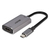 Lindy 43327 cavo e adattatore video 0,11 m USB tipo-C HDMI Nero, Grigio