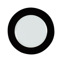 Teller flach 26 cm - Form: Table Selection -, Dekor 79920 schwarz - aus