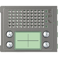 Façade Sfera Robur pour module électronique audio 4 appels sur 2 rangées (351185)