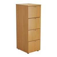 Jemini Nova Oak 4 Drawer Filing Cabinet KF79857
