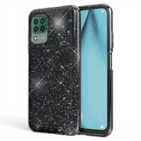 NALIA Glitter Cover compatible with Huawei P40 Lite Case, Protective Sparkly Rugged Rhinestone Bling Phonecase, Slim Shiny Shockproof Bumper Sturdy Skin Protector Shell Ultra-Th...