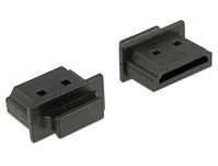 Staubschutz für HDMI-A Buchse, mit Griff, 10 Stück, schwarz, Delock® [64029]