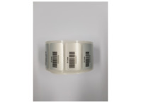 Nylon Strichcode Etiketten, (L x B) 180 x 160 mm, weiß, Rolle mit 1000 Stk
