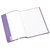 Heftumschlag, für Hefte A4, Polypropylen-Folie, 21 x 29,7 cm, violett transp.