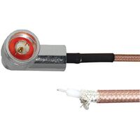 3 RG142U R/ANM-Pigtail Coaxial Cables
