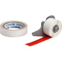 Red BMP71 ToughStripe Floor Marking Tape with Overlaminate 25.40 mm X 15.24 m M71-1000-483-RD-KT, Red, Self-adhesive printerPrinter Labels