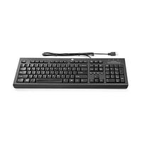 Keyboard (HEBREW) 709695-BB1, Standard, Wired, USB, Black Tastaturen