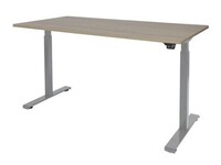 Dextro Basic Verstelbaar Bureau, 120 x 80 cm, Robson, Aluminium