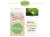 Wenskaart Beterschap, Opkikker (pak 12 stuks)