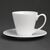 Royal Porcelain Classic Tea Cup Saucer in White Made of Porcelain 145mm