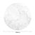 Bolero Round Marble Table Top in White Pre Drilled for Easy Assembly - 600mm