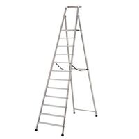 Extra heavy duty aluminium step ladders