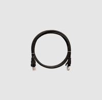 Nikomax Patch kábel UTP, CAT5e, LSZH, 1m, fekete