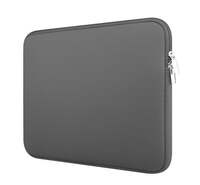 gigapack notebook tok álló, textil, ütésálló belső réteg, cipzáras, univerzális, 13" szürke (GP-110236)