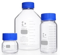 250ml Wide-mouth bottles with GLS 80® neck DURAN® clear with screw cap