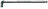 950 PKLS Long Arm Ballpoint Hex Key, metric, chrome plated - Wera Werk - 05022047001