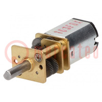 Motor: DC; with gearbox; HP; 6VDC; 1.6A; Shaft: D spring; 986: 1