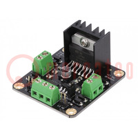 DC-motorcontroller; analoog,PWM; Icont.uitg.per kan: 2A; Ch: 2