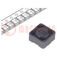 Inductor: wire; SMD; 27uH; 1.12A; 150mΩ; ±20%; 7.3x7.3x4.5mm