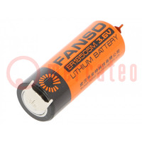 Battery: lithium; 18505; 3.6V; 3500mAh; Ø18.5x50.5mm