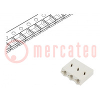 Connector: stekker; DG2003; 6mm; banen: 3; 0,5÷1,5mm2; 10A; SMT; 200V