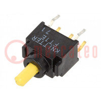 Switch: toggle; Pos: 3; SP3T; ON-OFF-ON; 0.15A/28VDC; -40÷85°C; FT