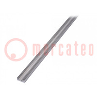 Heatsink: extruded; grilled; natural; L: 1000mm; W: 29mm; H: 11.5mm