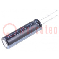 Capacitor: electrolytic; THT; 47uF; 450VDC; Ø12.5x40mm; ±20%; 2000h