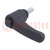 Lever; adjustable; Thread len: 16mm; Lever length: 44mm; -30÷130°C